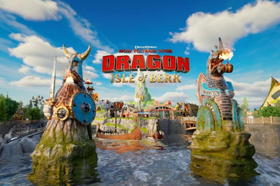 How to Train Your Dragon - Isle of Berk Animated Fly-Through