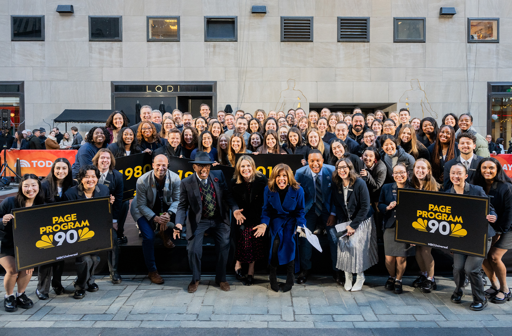 NBC Pages Celebrate the Page Program 90th anniversary on the TODAY show
