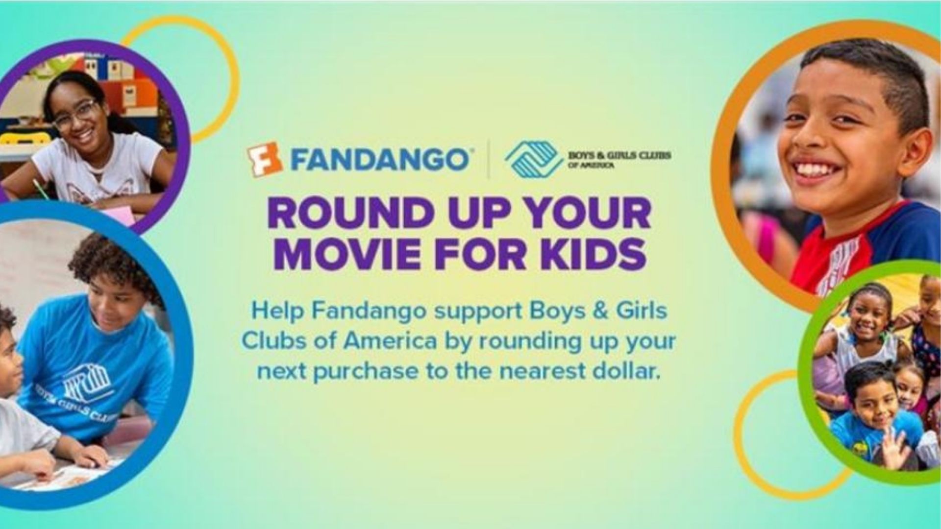 Fandango Introduces Round-Up Fundraising Feature to Support Boys & Girls Club of America’s Youth