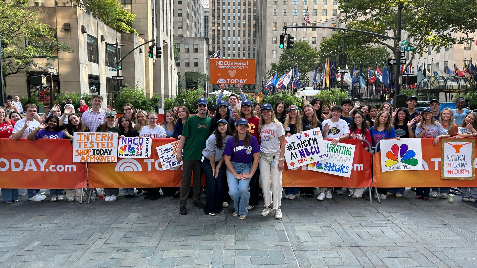 Interns at the TODAY Show