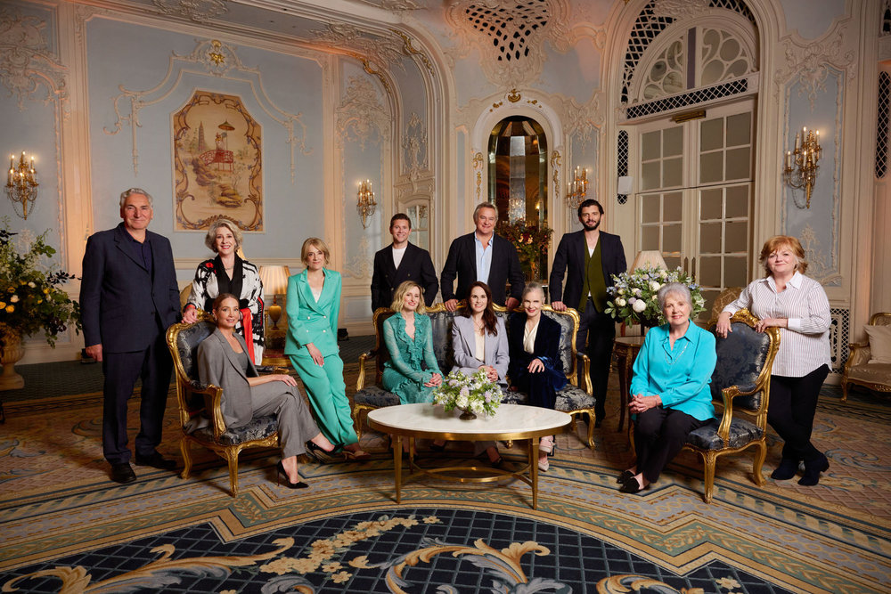 Downton Abbey Cast Celebrates The Grand Finale” or just “Downton Abbey Cast