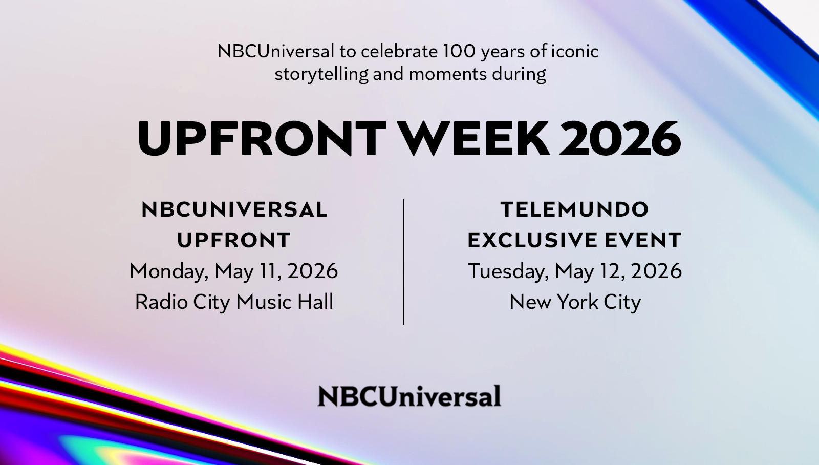 NBCU Upfront